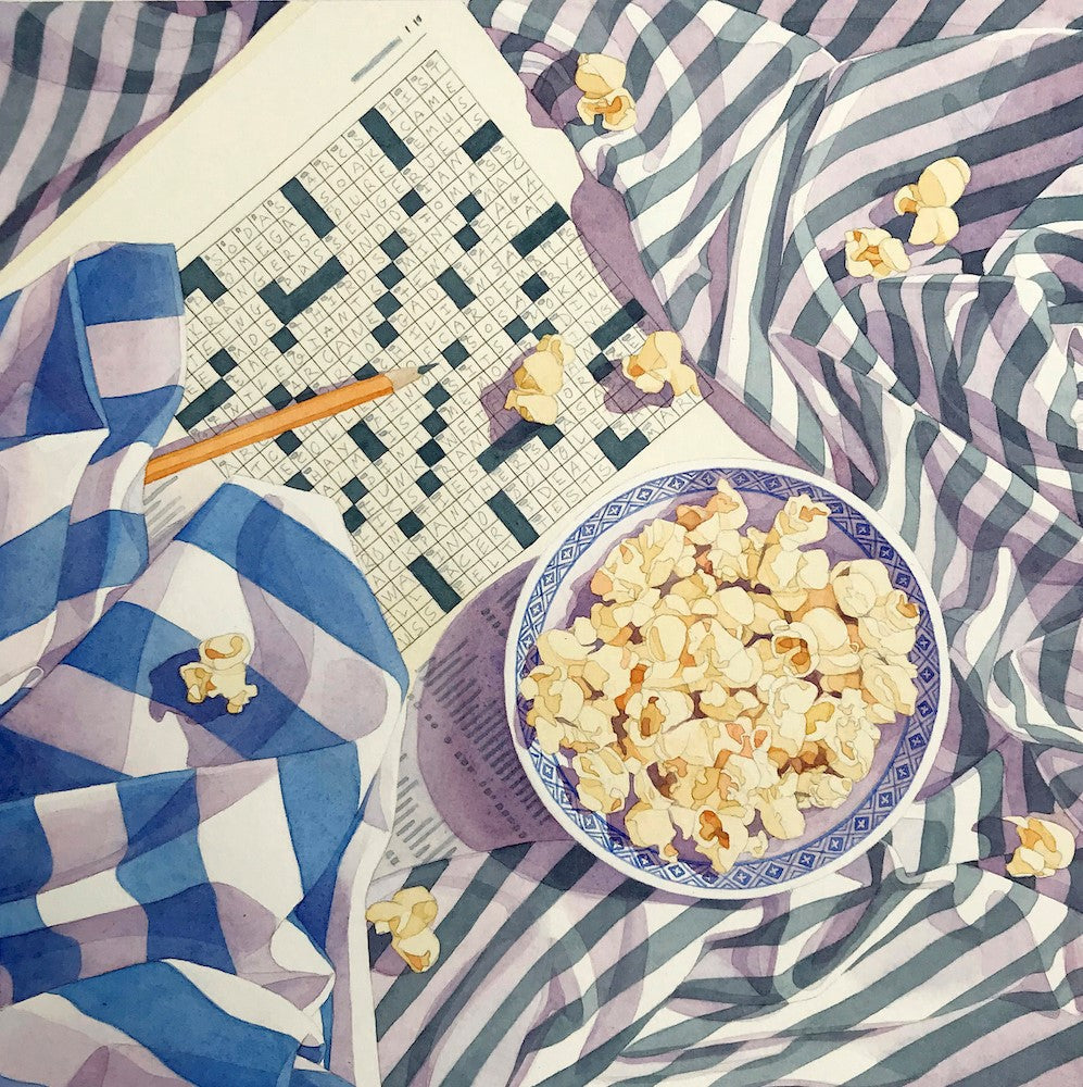 Liane Bedard Popcorn and Crosswords AGH Art Sales + Services