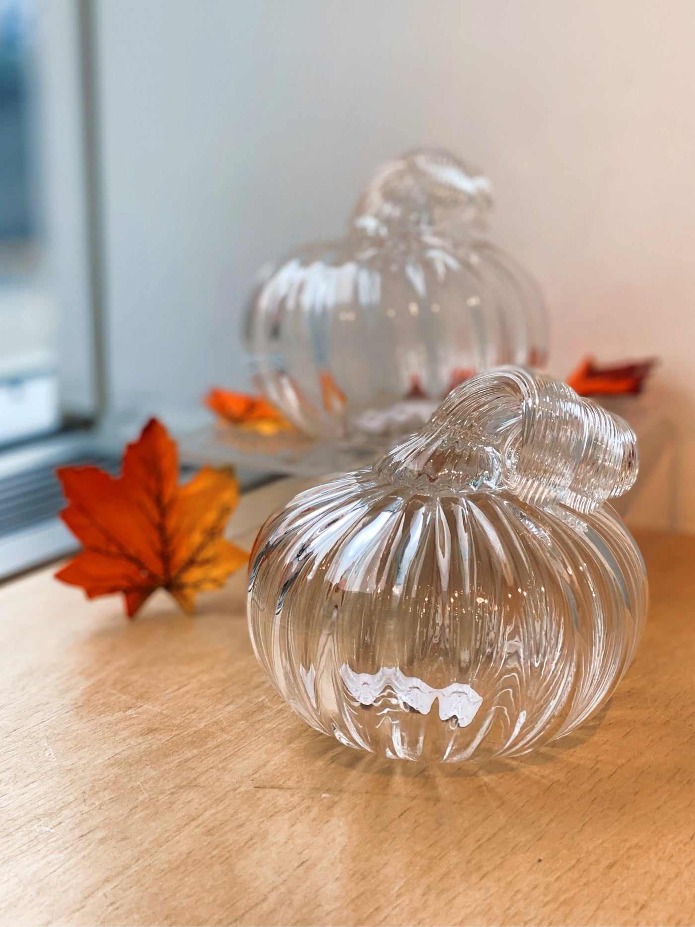 5" Glass Pumpkins