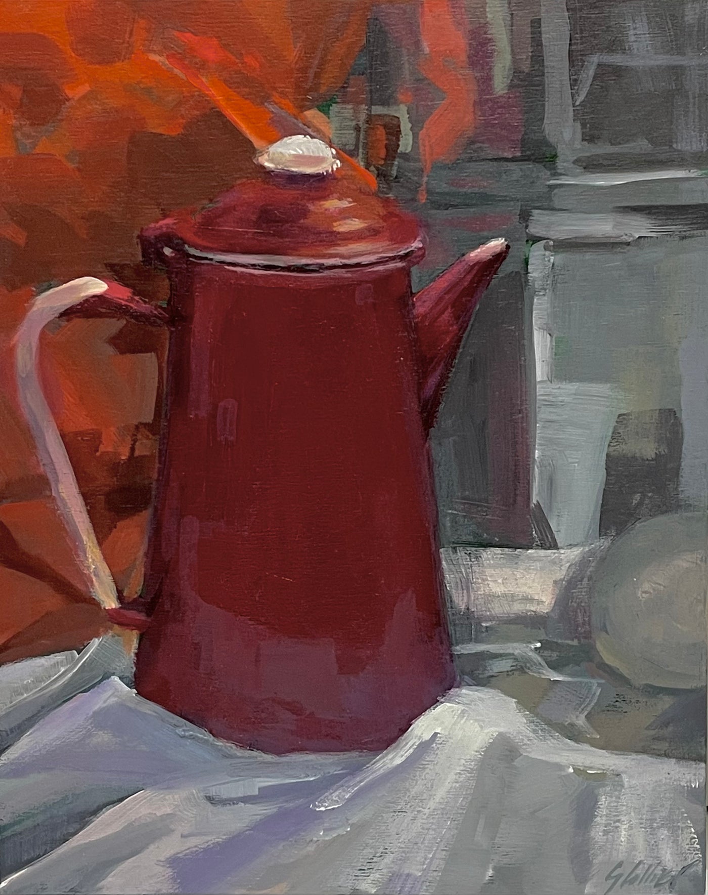 Gabriella Collier - Red and Orange Still Life