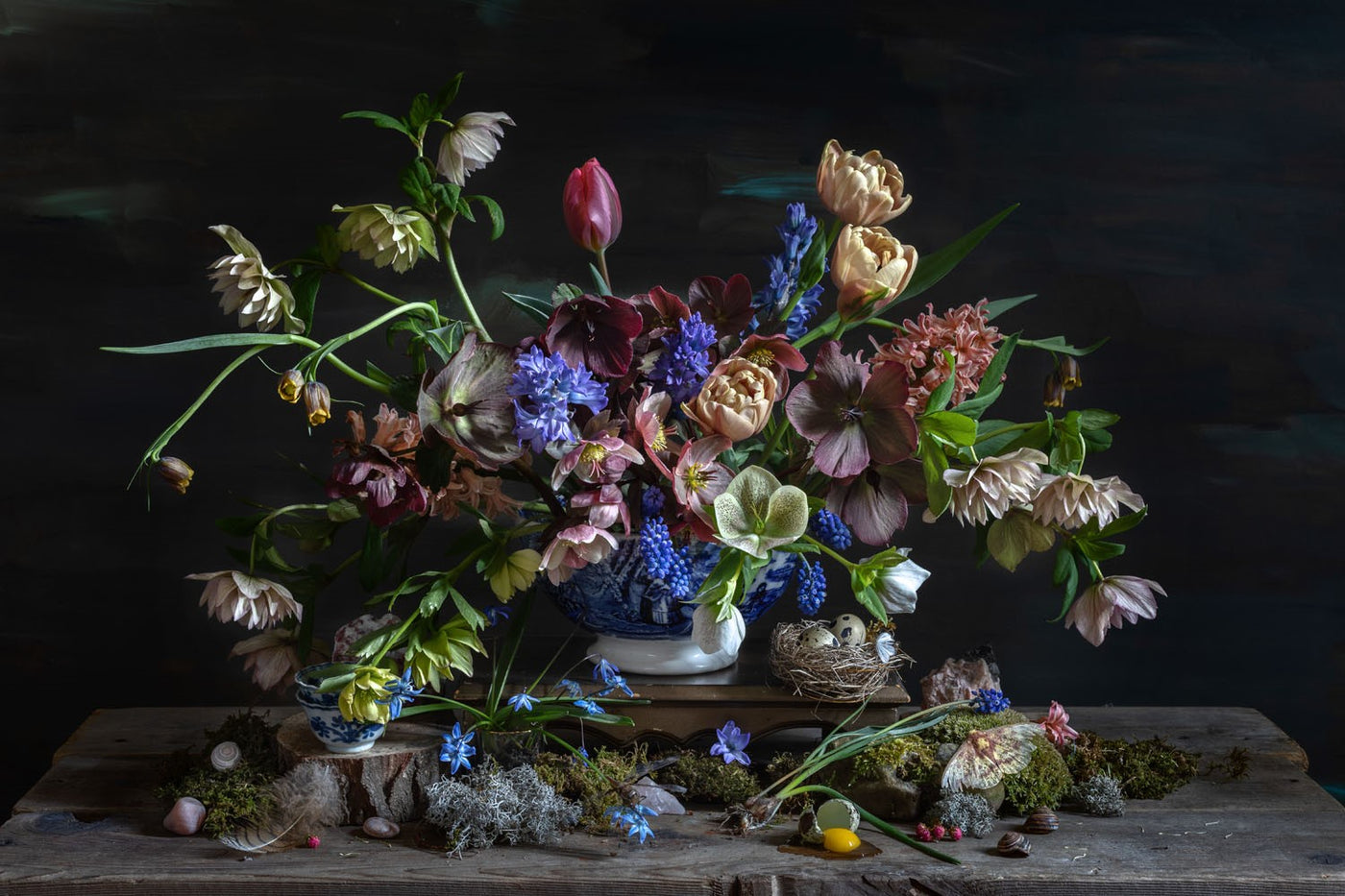 Kristin Sjaarda - Hellebore & Broken Quail Egg