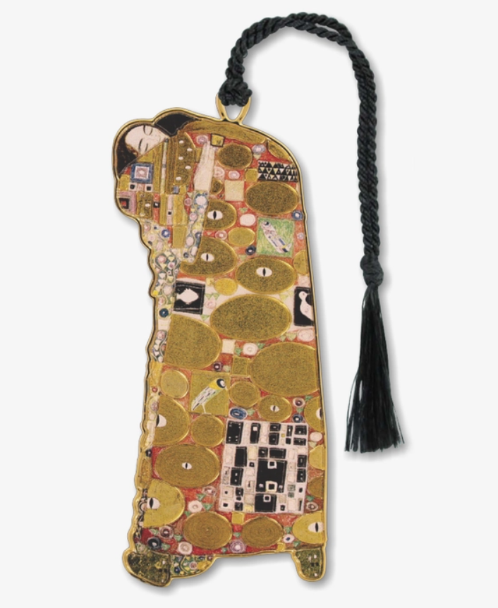 Klimt Embrace Metal Bookmark