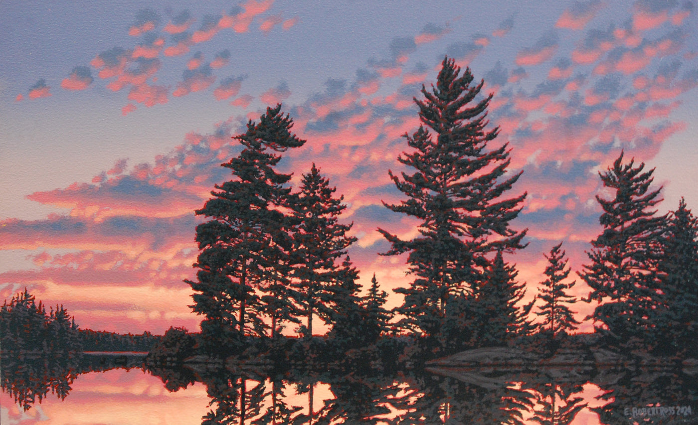 E. Robert Ross - Sunset, Lake Opeongo