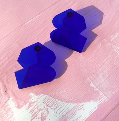 ARTIST Stud Earrings | Indigo