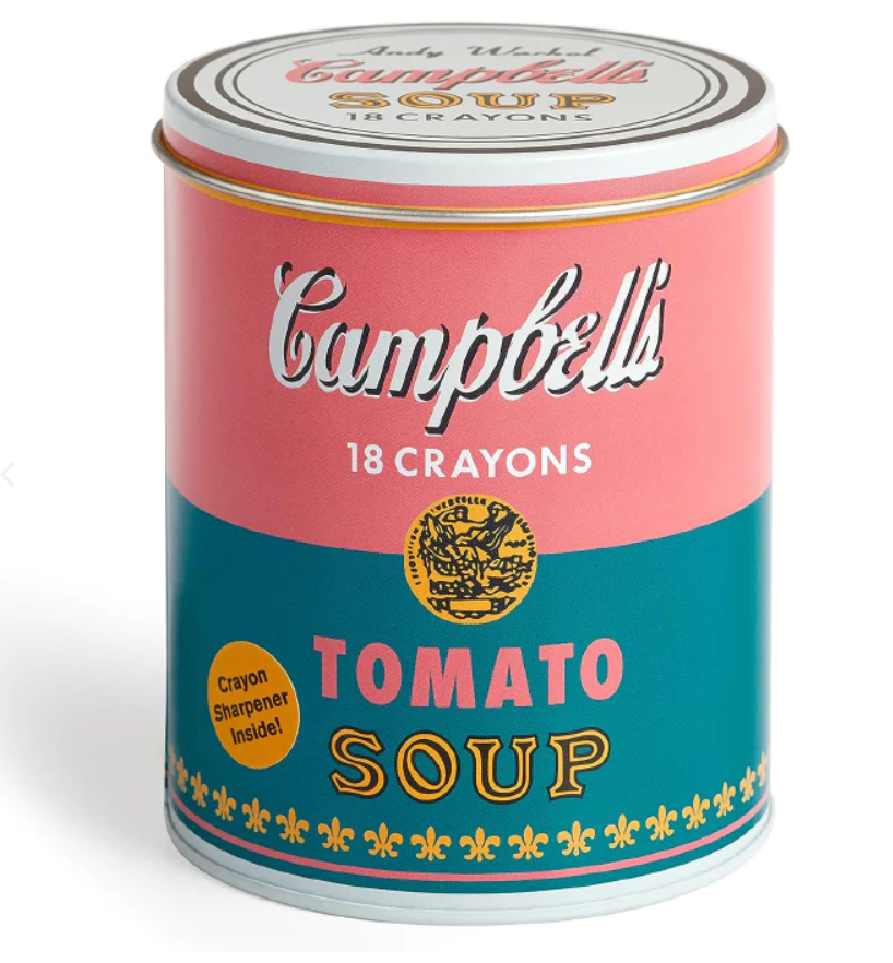 Warhol Soup Can Crayons