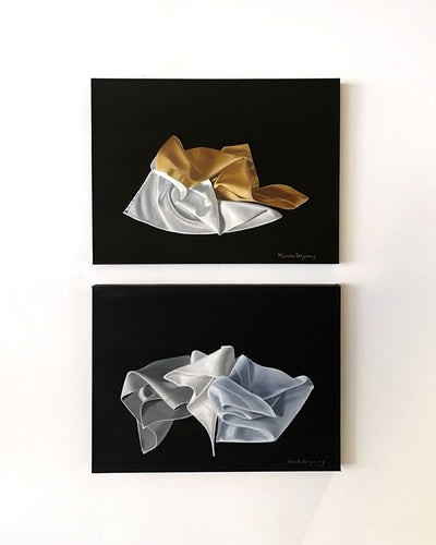 Marsha Strycharz - Grey White and Blue