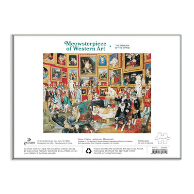 Tribuna of the Uffizi Meowsterpiece of Western Art 1500 Piece Puzzle