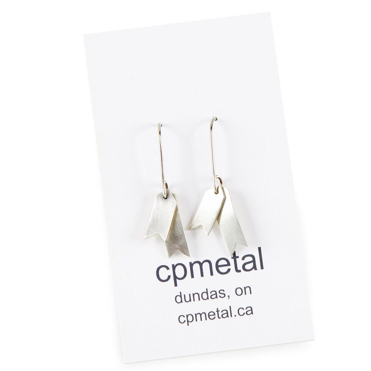 Geo Petals Drop Earrings