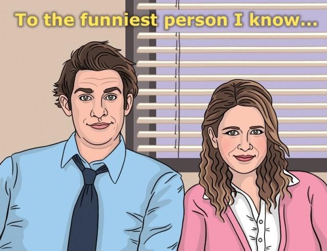 Jim & Pam Love Card