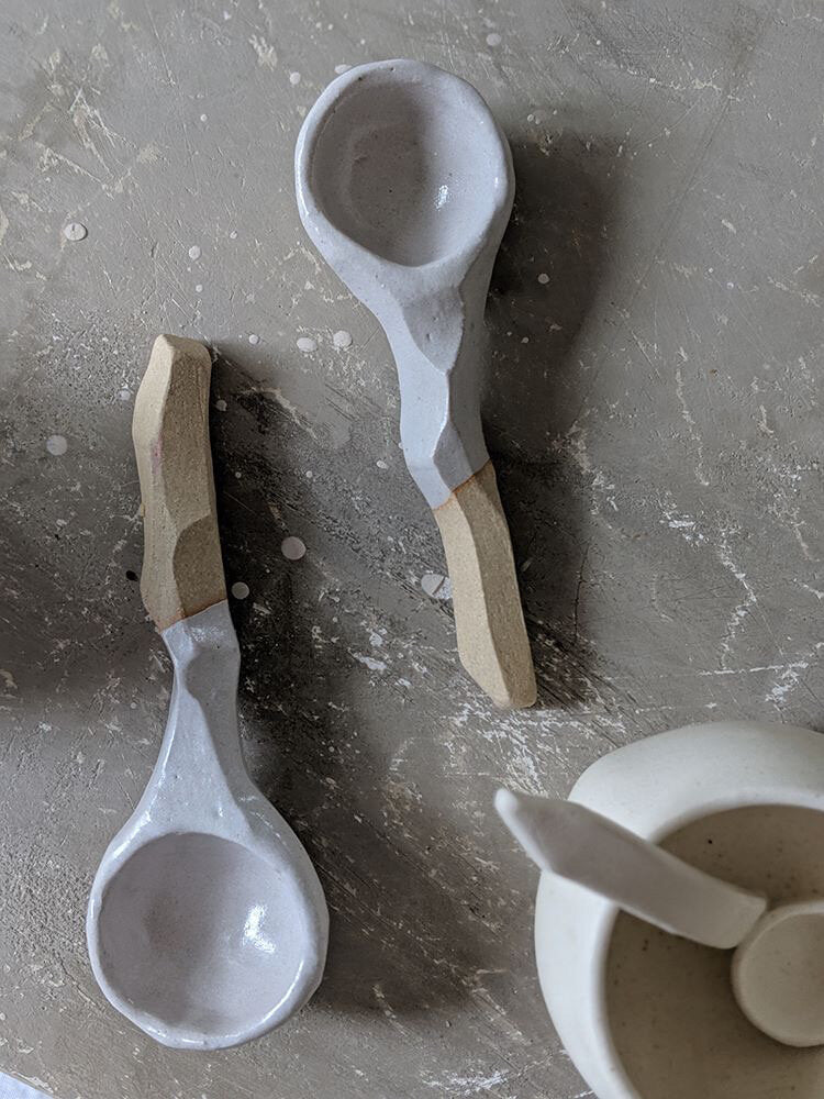 Small Ceramic Spoon