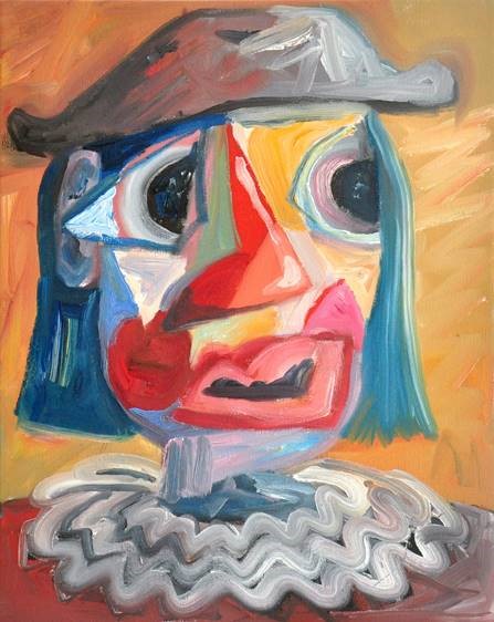 Gord Bond - Acrobat in a pirate hat (what’s up with that Picasso)