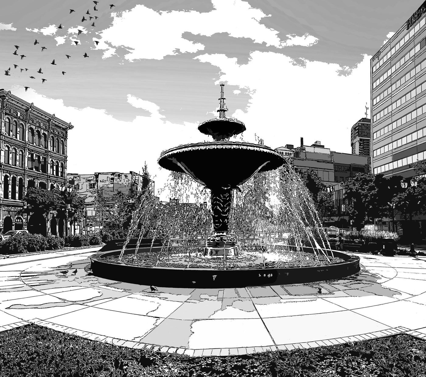 Paul Elia - Gore Park Fountain, Hamilton, ON