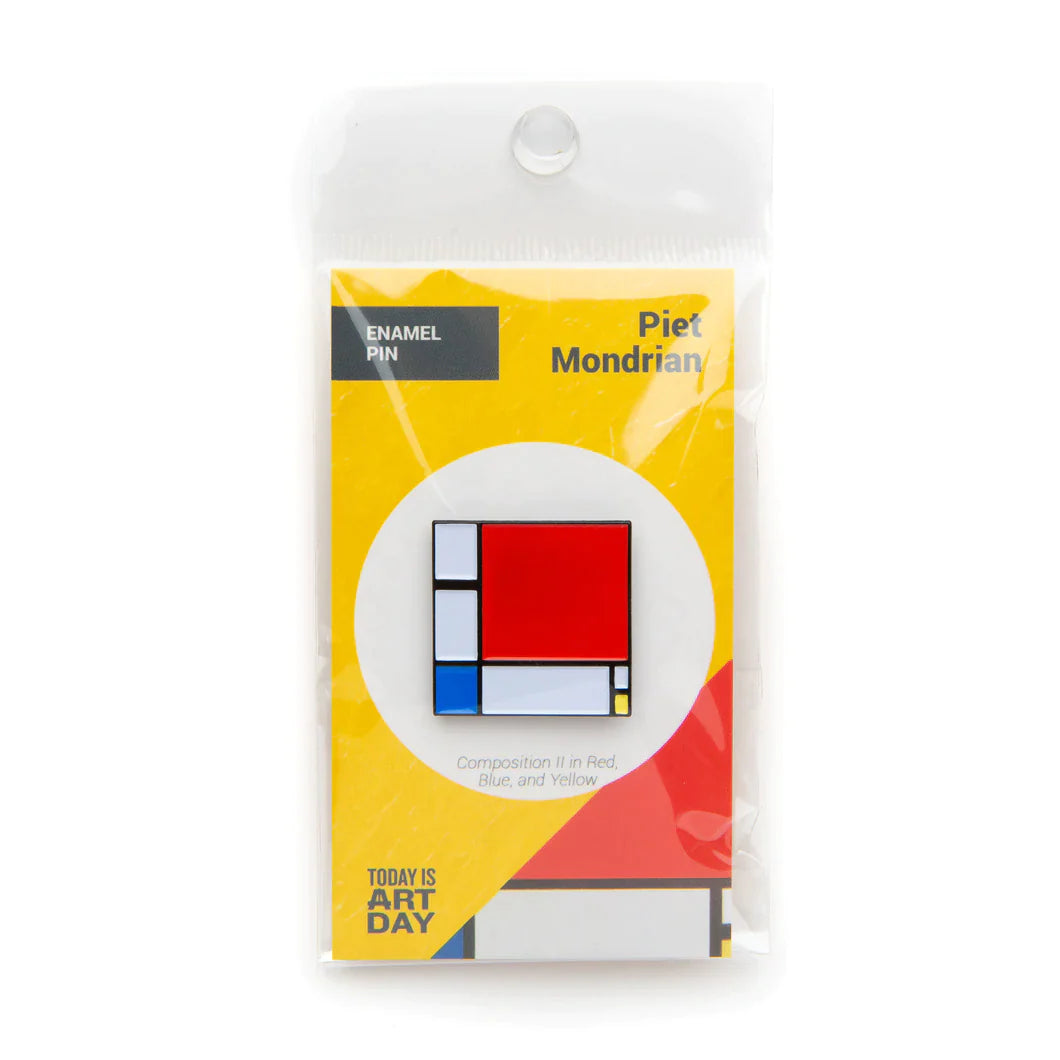 Mondrian Composition II Pin