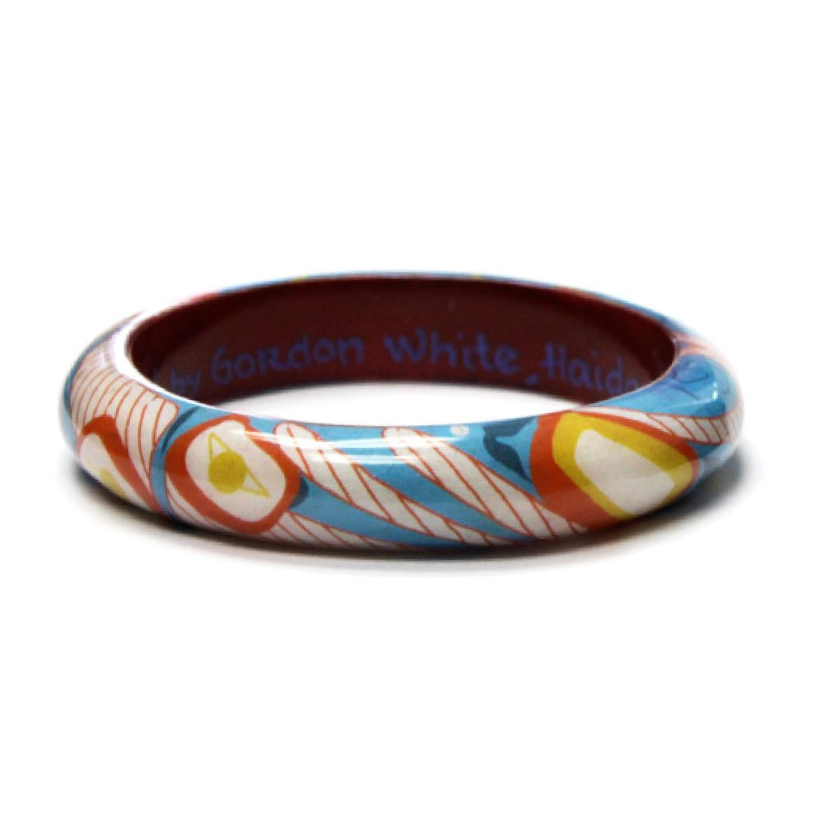 Hummingbird by G. White- Small Wood Bangle