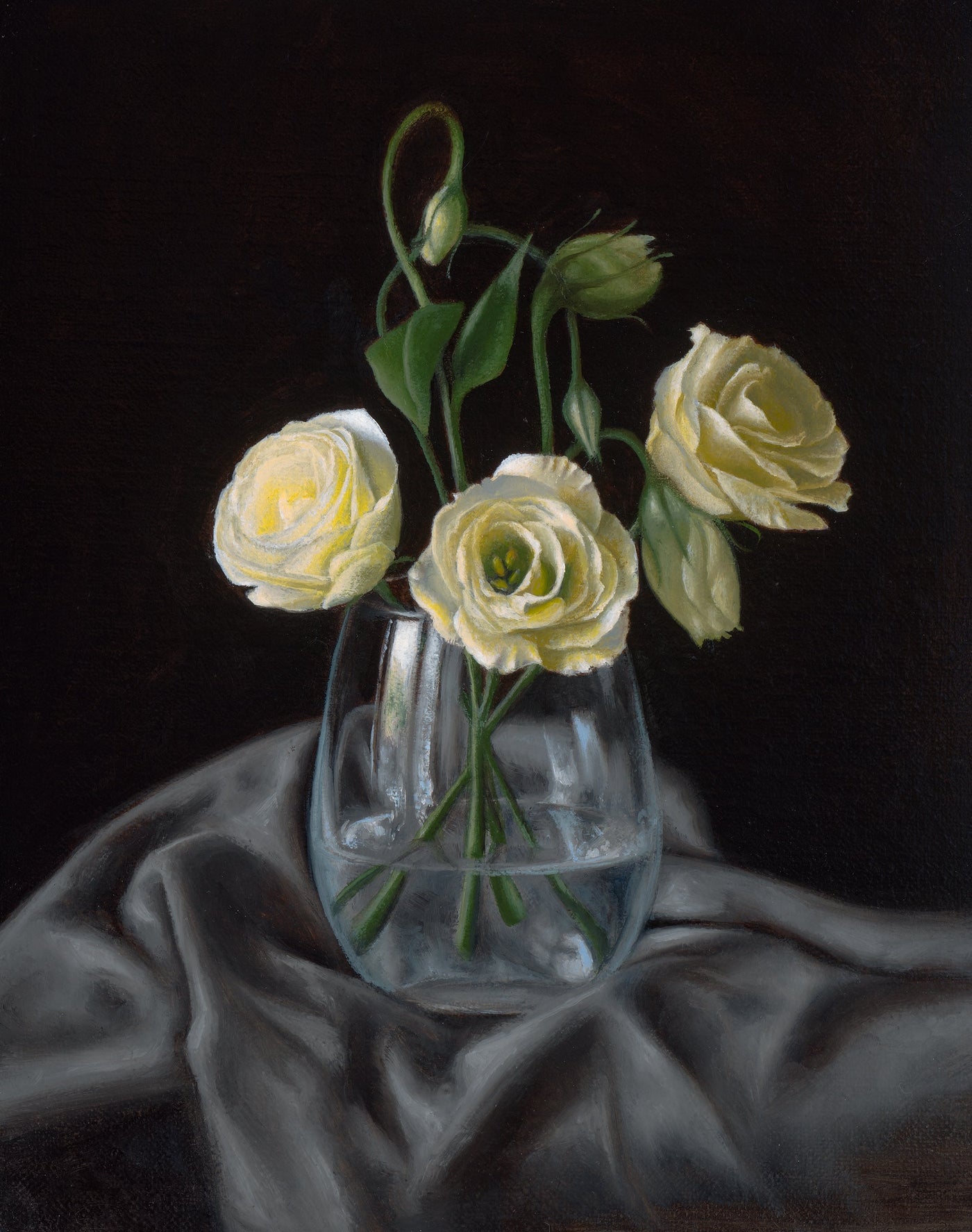 Marnie White - Roses in Glass