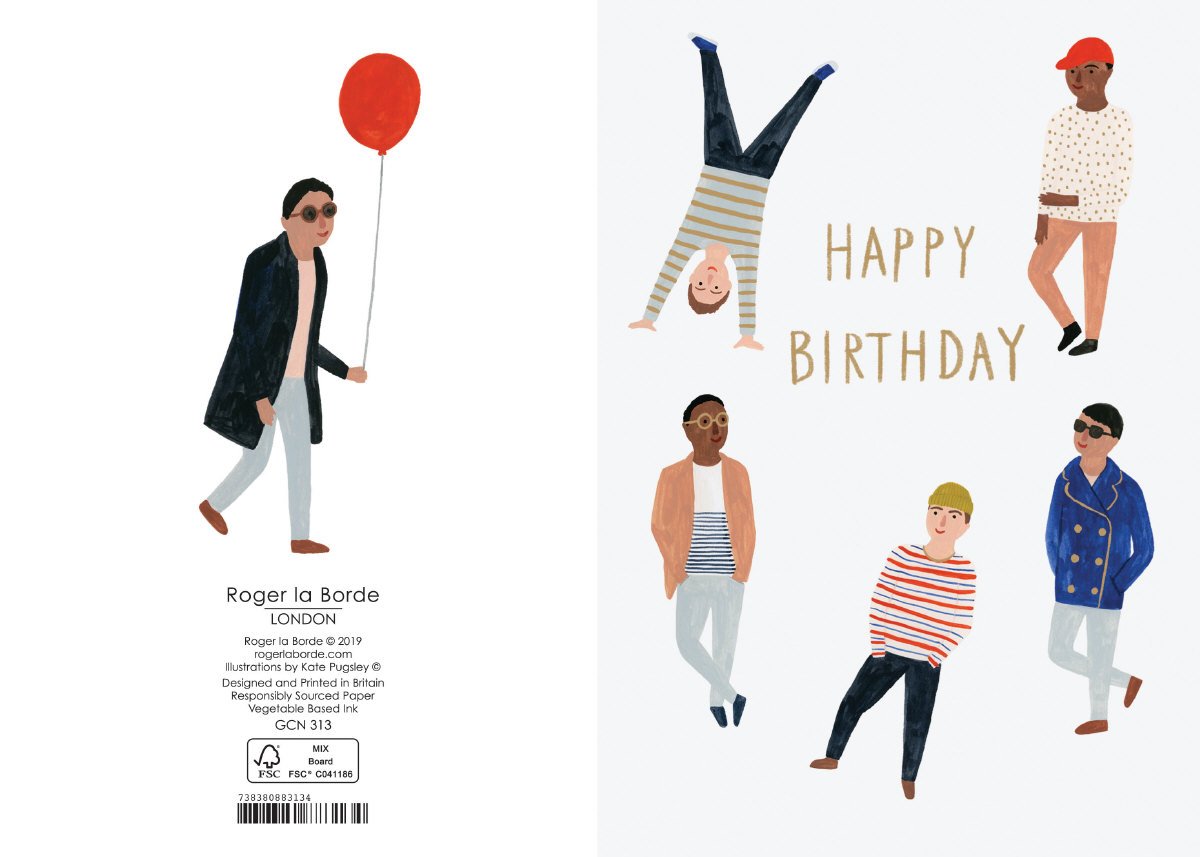 Happy Birthday Boys Card