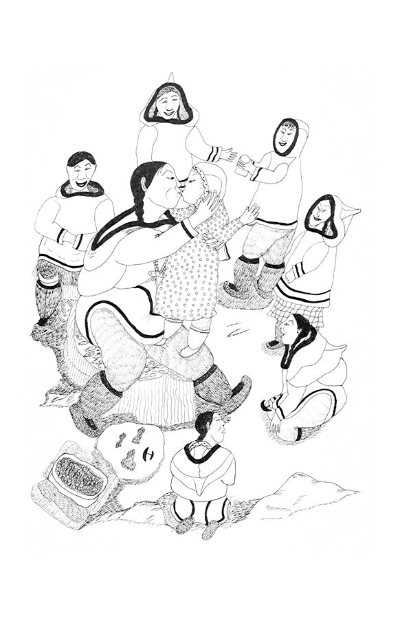 Napachie Pootoogook: A Celebration of Inuit Life Coloring Book
