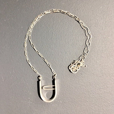 U Shaped Pendant Necklace